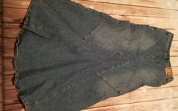 YMI Long Denim skirt size 9 - Picture 2 of 4